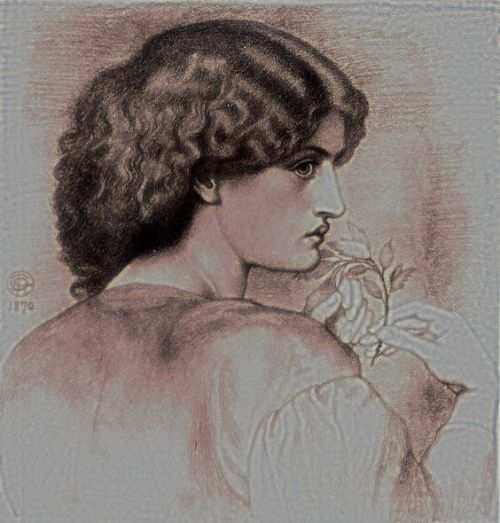 The Roseleaf - Dante Gabriel Rossetti, c.1865