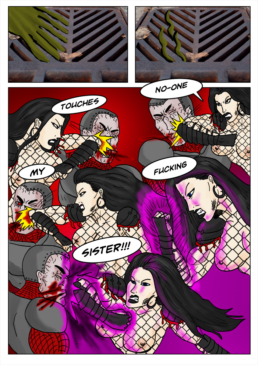 Kate Five vs Symbiote comic Page 198 by cyberkitten01   Balthus makes a getaway,