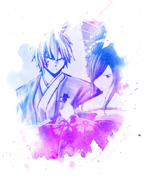 fairy-edits:♥ COLOR SPLASH III ♥-Fairy Tail-(#Part 3)Credits: Hiro Mashima’s Arts.Edit by me.