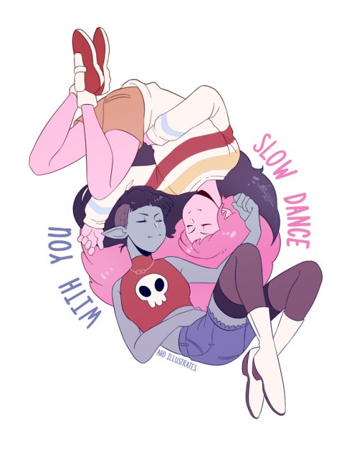 abd-illustrates:Slowdance With YouDrew up a quick Adventure Time sticker design in between working o