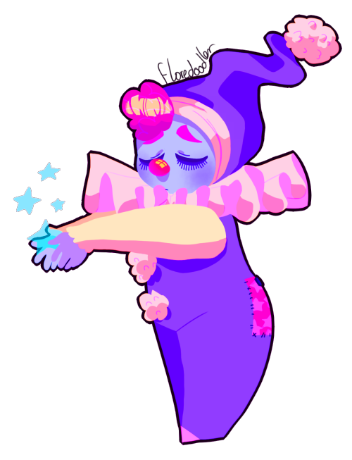 floredoodler:@cat-pun‘s tiny and cute clownsona !!THEY HAVE ARRIVED