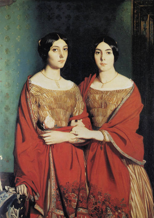 The Two Sisters, by Théodore Chassériau, Musée du Louvre, Paris.