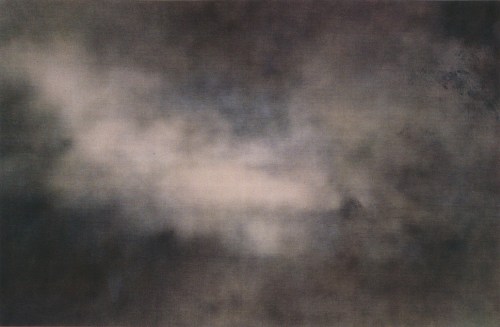 leslieseuffert: Michael Biberstein - Landscape with Predella Nr.1