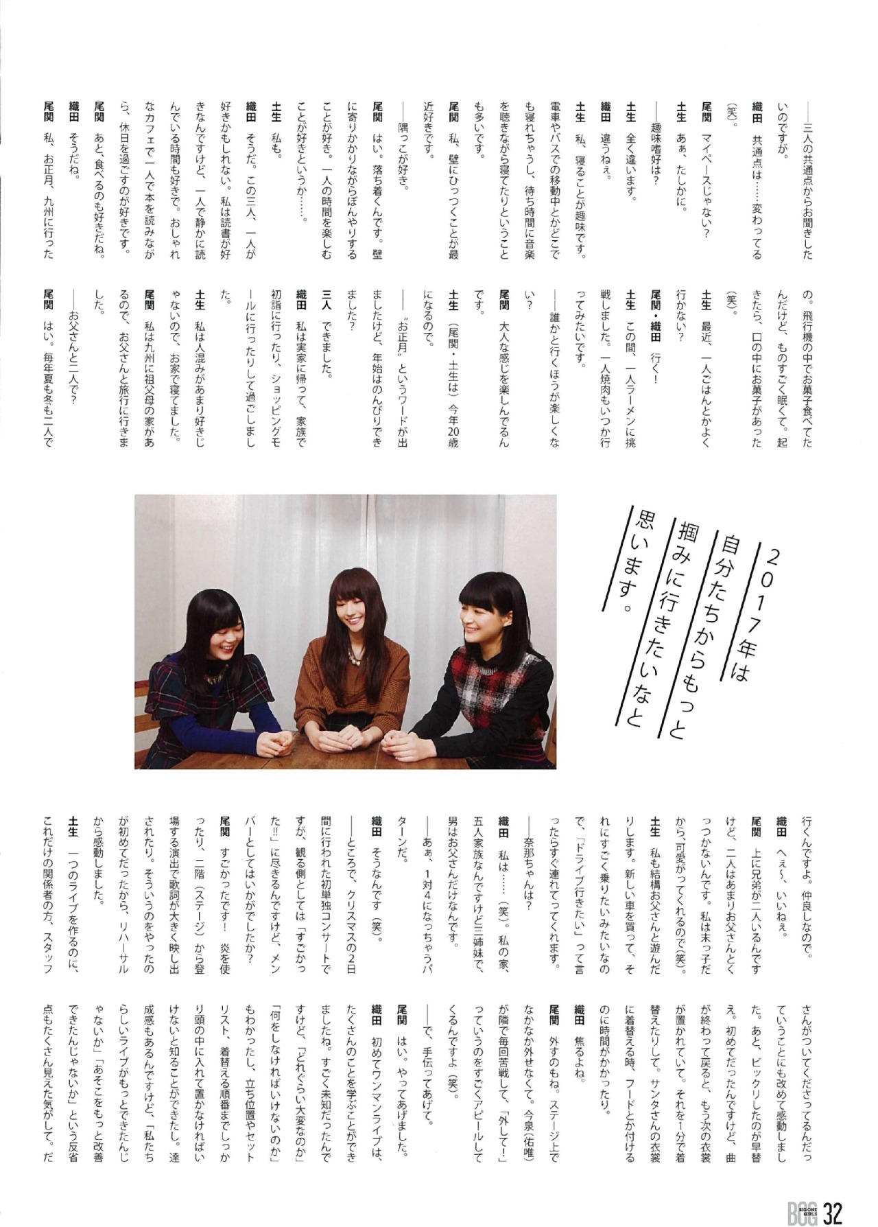 keyakizakamatome: BIG ONE GIRLS  NO.037 2月增刊号 織田奈那 x 尾関梨香