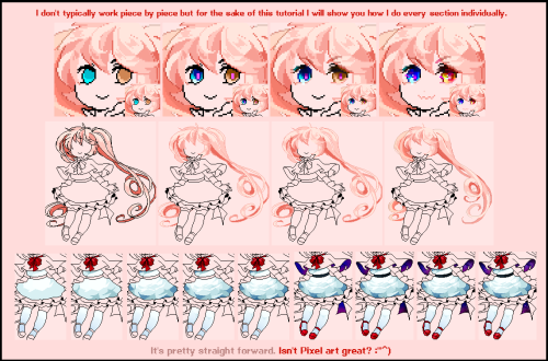 the-ink-monster:  You guys kept asking and asking and I finally gave in!So here you go, how I do pixels and other various tips :’) Now go away. 