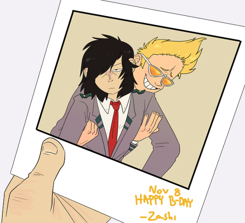 adorabubblecatastrophe: I’m a little early but I wanted to do something for Aizawa’s bir