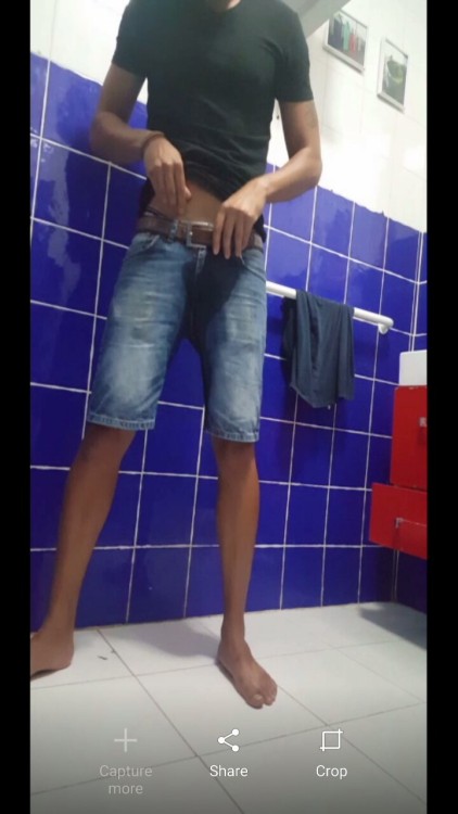 Porn Pics peedc:  Nice relaxing piss in my Jean shorts