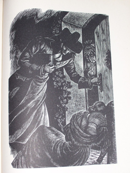 Jane Eyre woodcut illustrations by Fritz Eichenberg, part 3 the last
