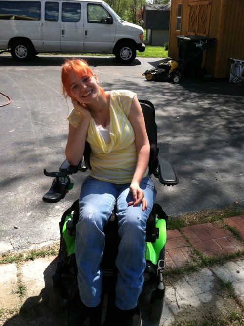 her a paraplegic