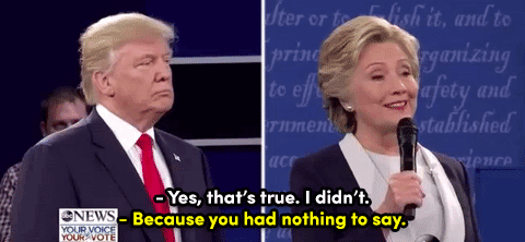 micdotcom:  Watch: Hillary Clinton got under Trump’s skin and he threw a temper