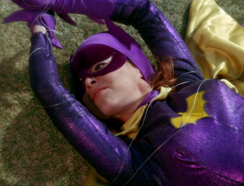 gameraboy: Yvonne Craig tied up as Batwoman in Batman (1966), “The Joke’s on Catwoman”
