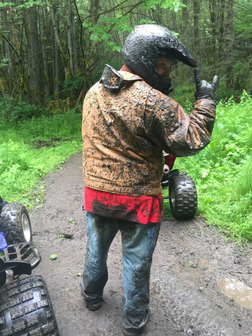 Went and got a little muddy with @quadjunky this morning