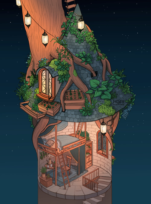 haridraws:this is almost definitely not what the xhorhaus roof garden was described as / supposed to look like, but I wanted to draw how I imagined it