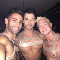 pablohernandezofficial:No filter needed! My friends are the prettiest. #nailedit #groupie #threefairies #andrewchristian #pablohernandez #pabloandCCompany #atlantisevents #gay #party