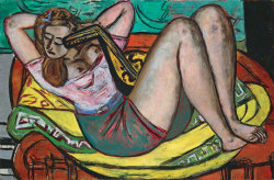 anneyhall:  Max Beckmann, Woman with Mandolin