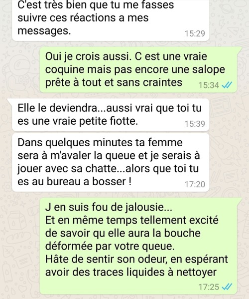 amaia-se-devoile:Les conversations que j ai pu avoir avec mon nouveau maître avant leur 1ere r