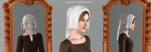 danjaley:TSM Headscarfs1. “Milkmaid” scarf with TSM hair (braids) for adult female 