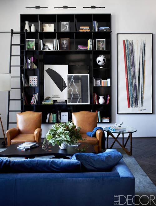 {Have been sharing snippets of this space not realizing they were all in one New York apartment, own