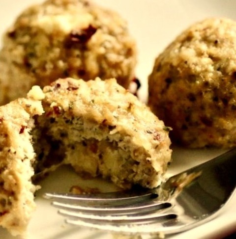 Main Dishes - Chicken MeatballsThese Chicken Meatballs Have A Gooey Mozzarella Center Delicious In A
