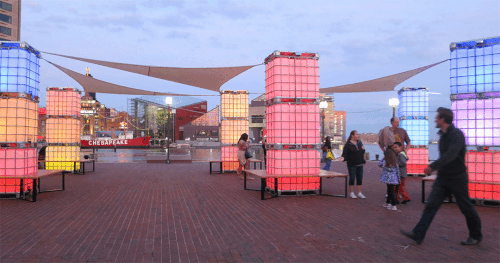 newamericanpublicart:  Light City Baltimore opens tonight, March 28th! Stroll out to Constellation P