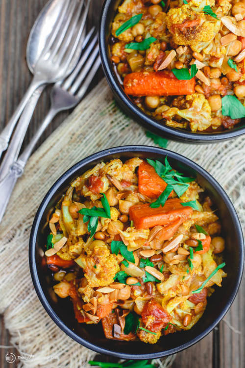 guardians-of-the-food:Chickpea Stew and Cauliflower
