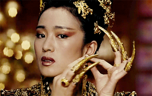 hajungwoos: Gong Li as Empress Phoenix in Curse of the Golden Flower (2007) dir. Zhang Yimou