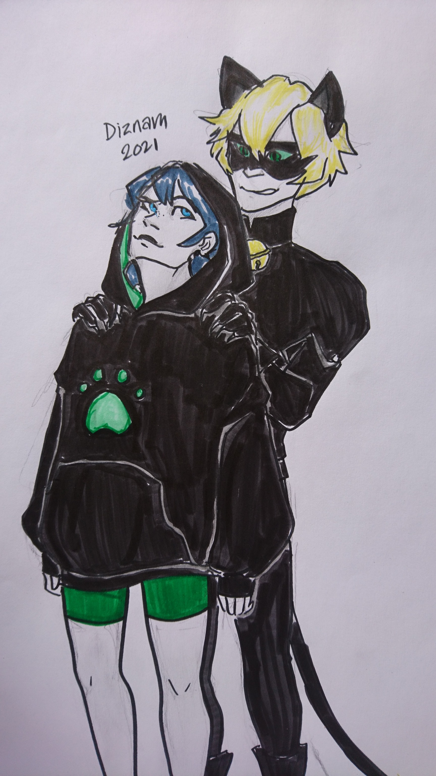 Marinette X Chat Noir Fanart Marinette X Chat Noir Fanart