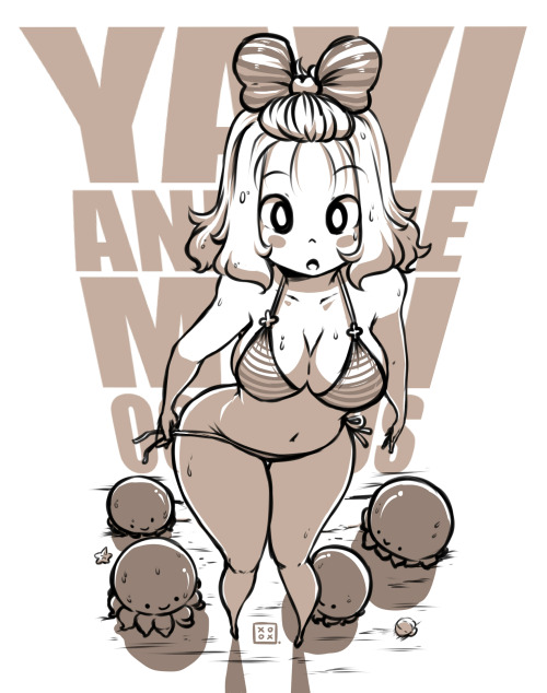 kenron-toqueen:  Yavi and Mini Octopus ~ x u o)/ Oc Yavi by Kenron Toqueen My Facebook and DeviantArt 