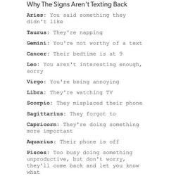 xstrologyx:  The signs and texting…