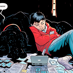  Damian Wayne and Titus 