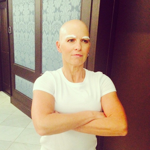 stunningpicture:  My aunt who is battling breast cancer entered a costume contest