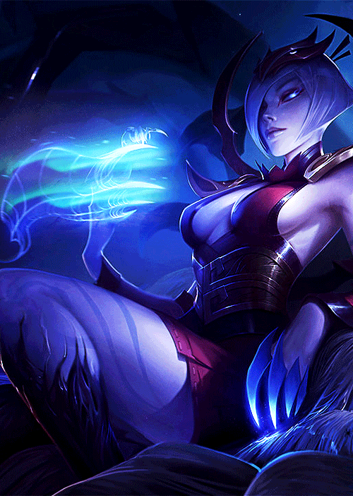 battlebunny-riven:  Blood Moon Elise ♥ "Only the spider is safe in her web."