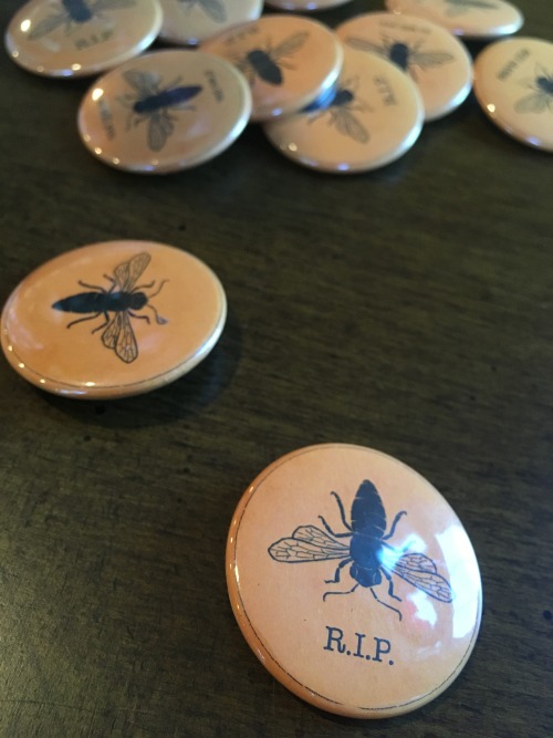 bee pins!!!! who doesn’t love a cute little button on their purse, bag, jacket, etc. that reminds ev