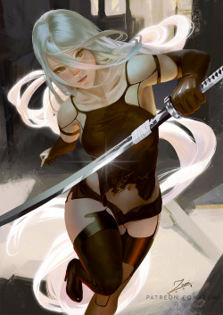 zumidraws: A2 from Nier Automata:) >https://www.patreon.com/zumi