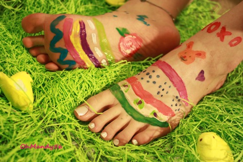 feet art