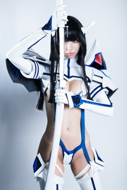 ero-cosplay:  cosplayeverywhere:KILL la KILL (キルラキル) ~ Satsuki Kiryuuin (鬼龍院 皐月) 1, 2, 3.  ♡Ero-Cosplay♡ Feb.2014 Anniversary party!    Barely wearing