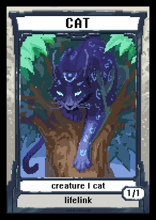 FInally finished my pixel art tokens for MTG! )