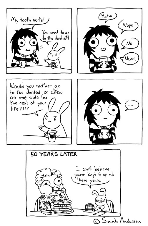 tastefullyoffensive:  by Sarah Andersen