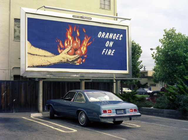 joeinct:Oranges on Fire, Photo by Larry Sultan and Mike Mandel, 1975
