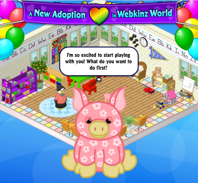 webkinz daisy pig