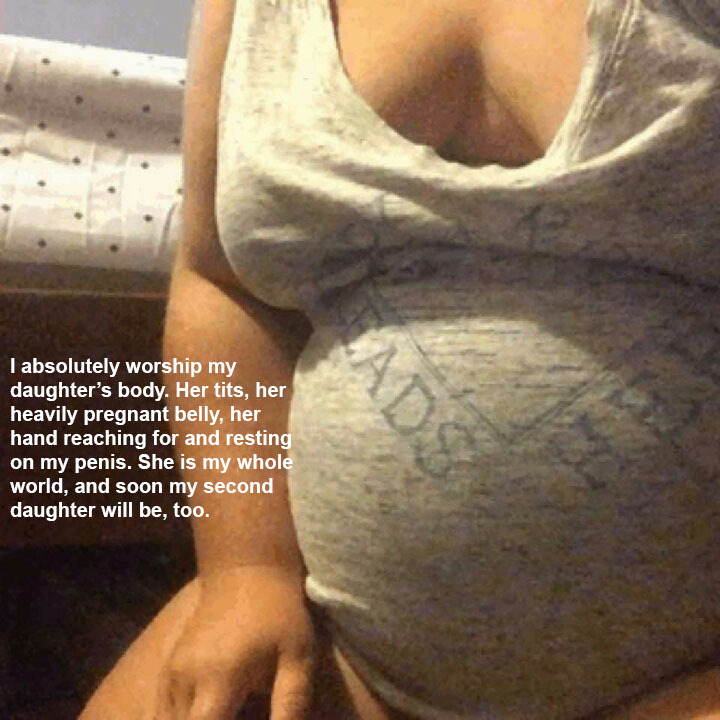 @preggolover97 is at it again, being sexy! Here’s a fake belly pic of hers that