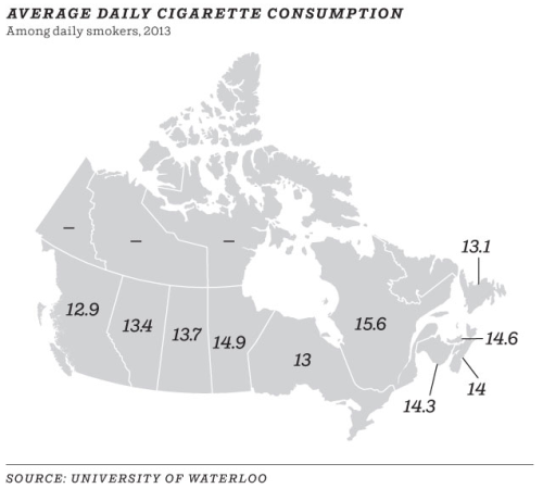 nationalpost: Atlas of Us: Canoe sex, marijuana use and other statistical maps of CanadaWhat do