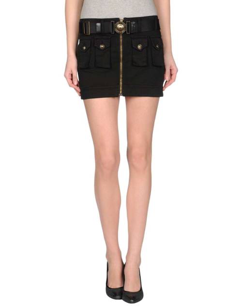 hipster-miniskirts:ELISABETTA FRANCHI JEANS for CELYN B. Mini skirt