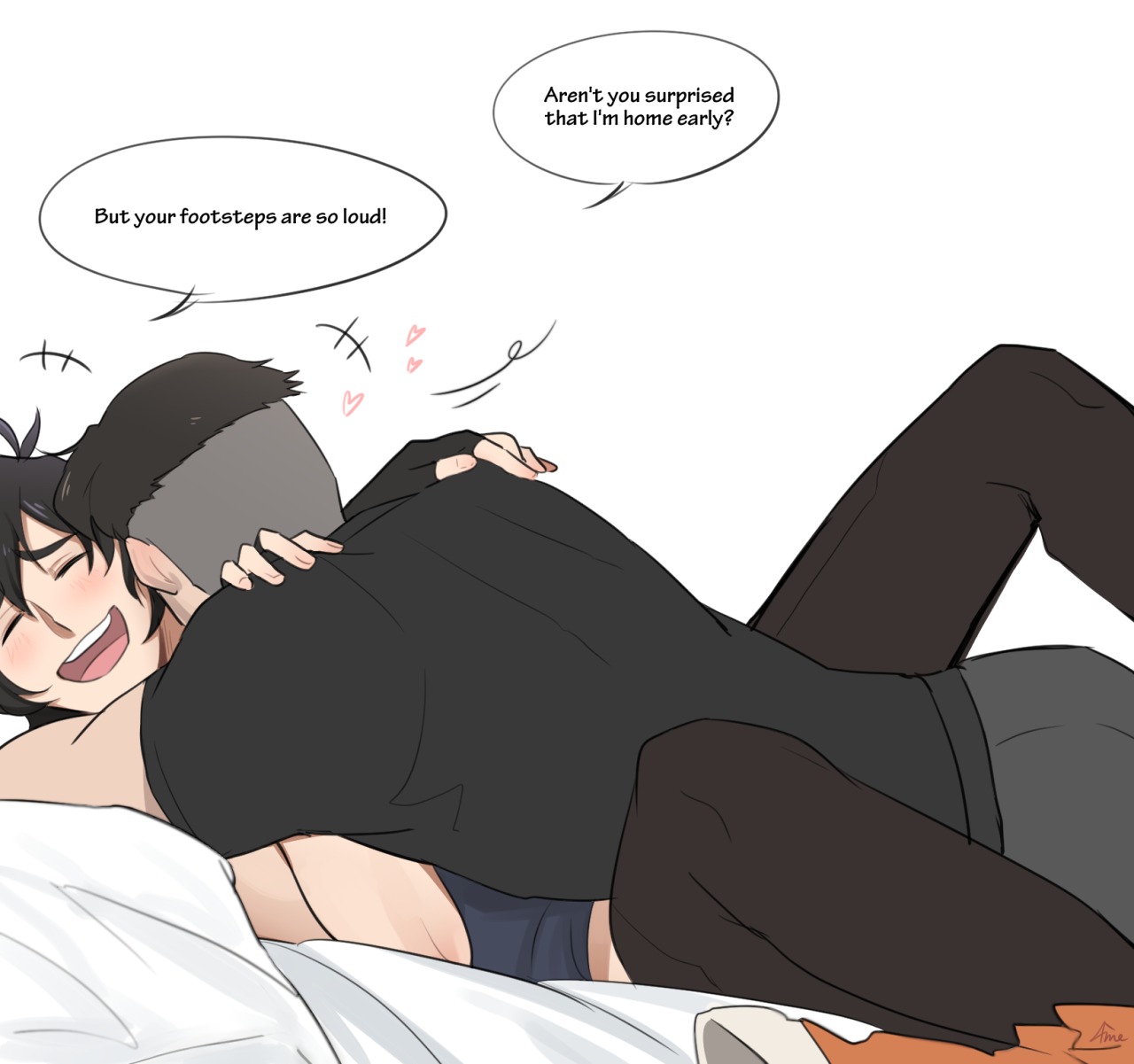 amegafuru:au where shiro never went to kerberos, keith is on his way to graduate