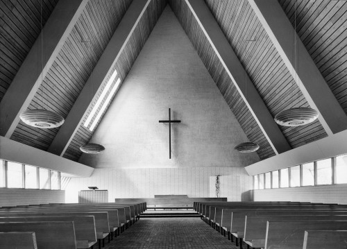 Virkkunen & Co., Church, Leivonmäki, Finland, 1960 (via havas)