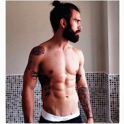 beardsplustattoos:  So,man buns…