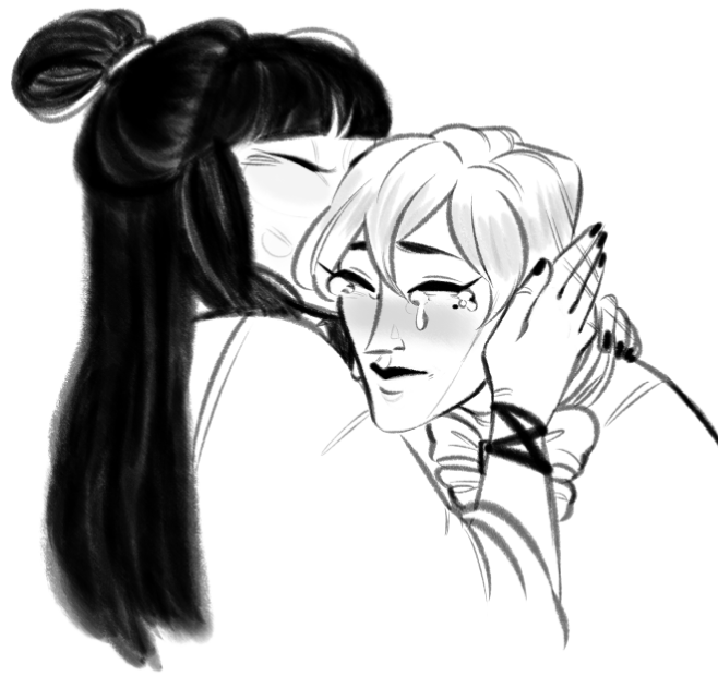 cquaer:    comforting the crybaby gf   