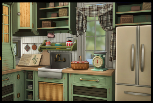 harinezumi-sims: While waiting (impatiently) for the Cottage Living pack, I decorated this cottage b