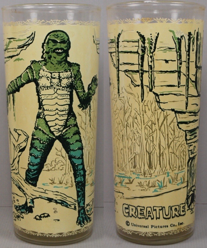 cryptofwrestling:  Anchor Hocking Creature Glass(1960s) 