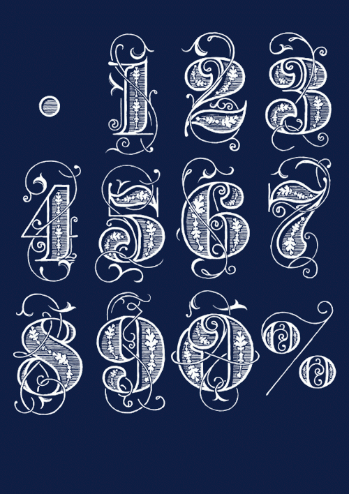 typeverything:Typeverything.comHand lettered custom numbers by Bobby Haiqalsyah.